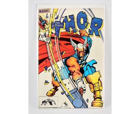 Marvel Comics: The Mighty Thor No. 337 featuring the 1st appearance of Beta Rey Bill (1983).Featuring the 1st appearance and 