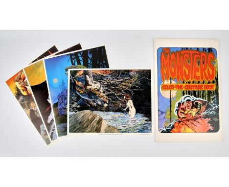 A collection of illustrated portfolios and art prints by Berni Wrightson.A collection of with rare portfolios, and art prints