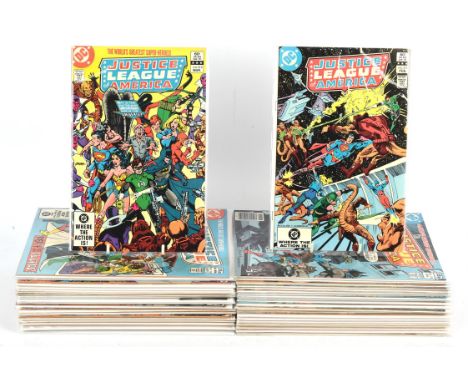 DC Comics: A Justice League of America Collection. A group of forty-eight (48) Silver and Bronze-age Justice League of Americ