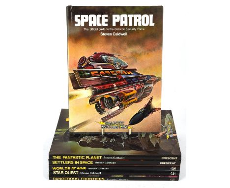 Science fiction Books: A complete collection of Galactic Encounters Hardcover books by Steven Caldwell. Crescent / Interconti