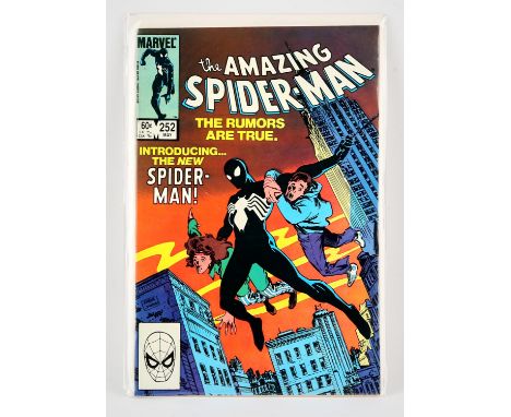 Marvel Comics: Amazing Spider-Man No. 252 (1984).The 1st appearance of Spider-mans new black (alien symbiote) costume. Key ma
