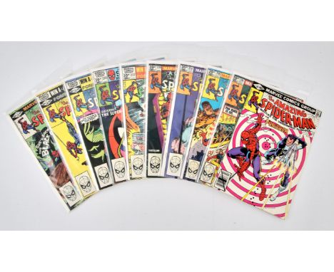 Marvel comics: the Amazing Spider-Man. A collection of 10 issues.This lot features:The Amazing Spider-Man (1st series) No. 20