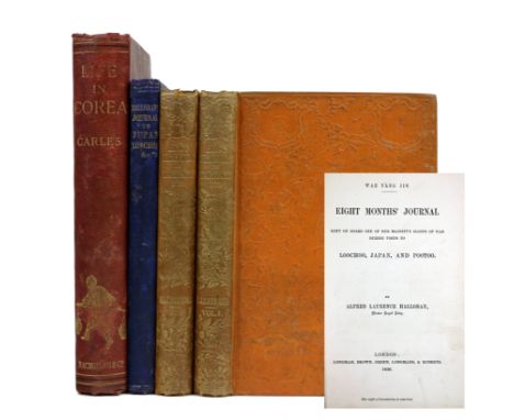 Travel: Halloran (Alfred Laurence) Wae Yang Jin.&nbsp;Eight Months Journal... during Visits to Loochoo, Japan, and Pootoo, 8v