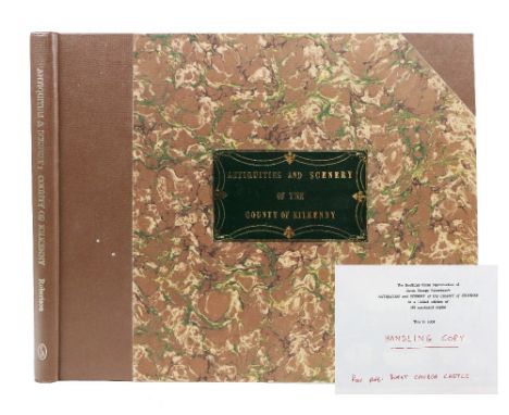Robertson (James George)&nbsp;Antiquities and Scenery of the County of Kilkenny, oblong folio Kilkenny (Boethuis Press) 1983.