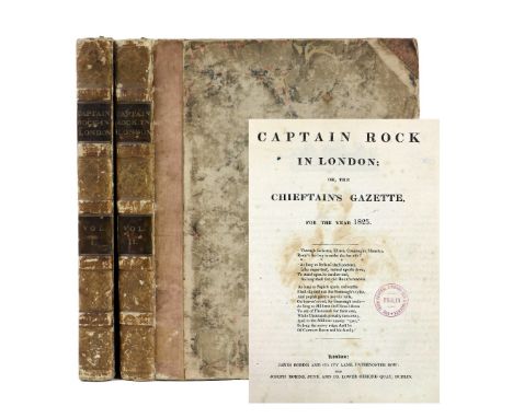 Periodical:&nbsp;Captain Rock in London; or, The Chieftain's Gazette, For Years 1825 &amp; 1826, 2 vols. 4to Lond. 1825.&nbsp