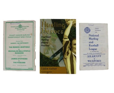 G.A.A.: Hurling 1970's,&nbsp;National Hurling and Football League (Wexford Park)&nbsp;13.11.77, Kilkenny v. Wexford,&nbsp;(si