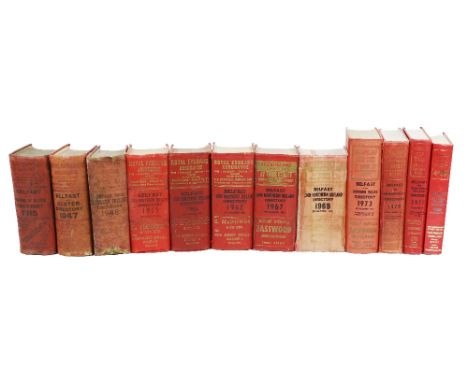 Periodical: Belfast News Letter:&nbsp;Belfast and Province of Ulster Directories, for 1915, 1947, 1948, 1959, 1962, 1965, 196