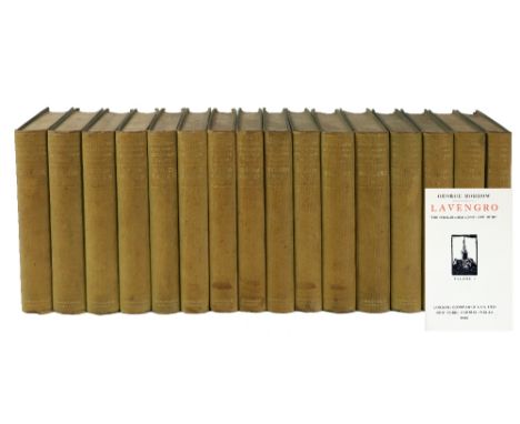 Borrow -&nbsp;The Works of George Borrow, Edited with much Hitherto Unpublished Manuscript, by Clement Shorter. 16 vols. 8vo 