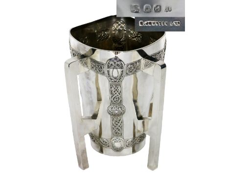 A Prototype of the Liam McCarthy Cup G.A.A., Hurling 1923, a Celtic Revival silver Drinking Vessel, modelled as a Mether, dec