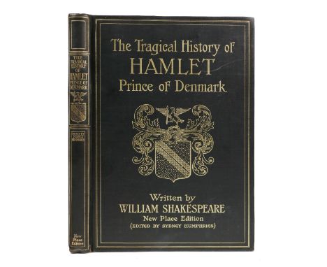 New Place Edition Shakespeare:&nbsp;The Tragical History of Hamlet, Prince of Denmark, folio Lond. (Adam &amp; Charles Black)