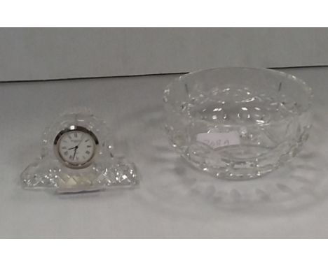 Waterford Bowl & Clock