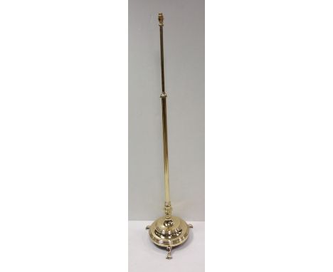 Stunning Vict Brass Telescopic Standard Lamp