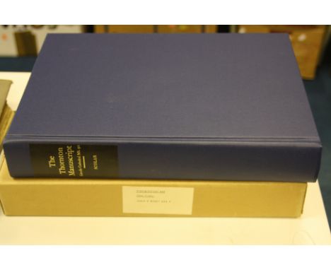 THE THORNTON MANUSCRIPT (LINCOLN CATHEDRAL MS.91), pub. Scolar Press 1978, in original slipcase