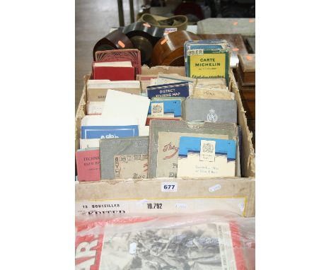 ORDNANCE SURVEY MAPS, AUTOCAR FOLDING MAPS, TOURING MAPS, etc