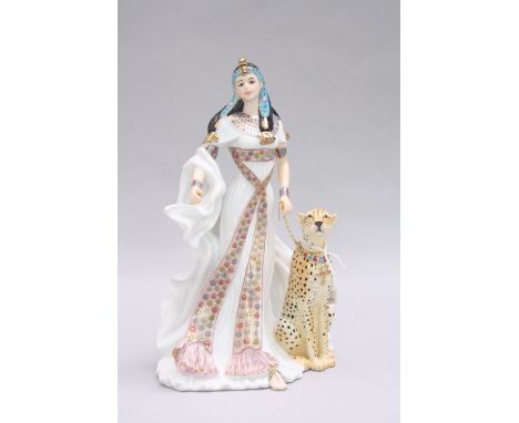 A BOXED ROYAL WORCESTER LIMITED EDITION FIGURE, 'Nefertari', 302/9500, CW772 (certificate)