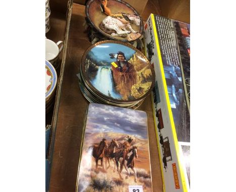 Various American Indian Collectors plates