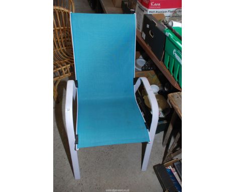 A light aluminium chair.