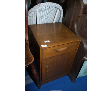 A Stagg bedside cabinet.