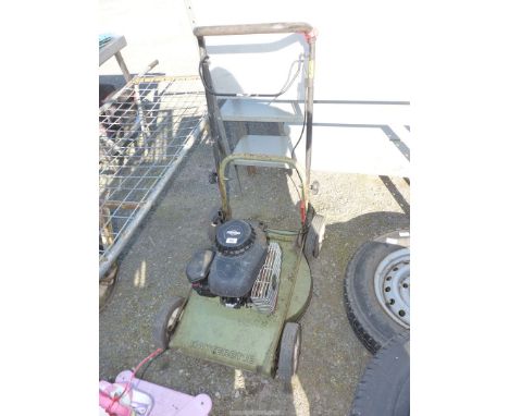 A Hayter with Briggs and Stratton engine.