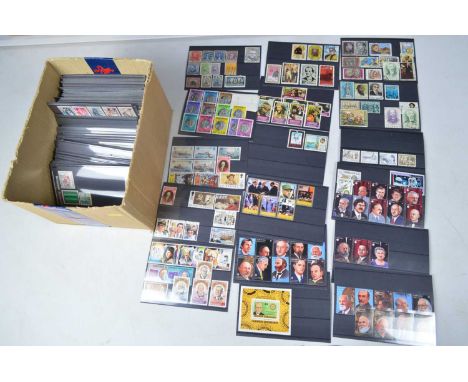 World stamp collection, including Commonwealth countries, Granada, Guernsey and others, mostly used.