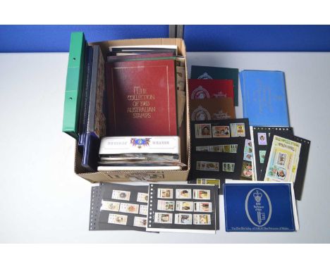Commonwealth interest stamps, mostly QEII, including Australian stamp books; mostly mint Royal thematic and other stamps.