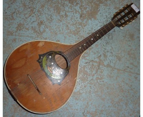 Mandolin with inset mother of pearl