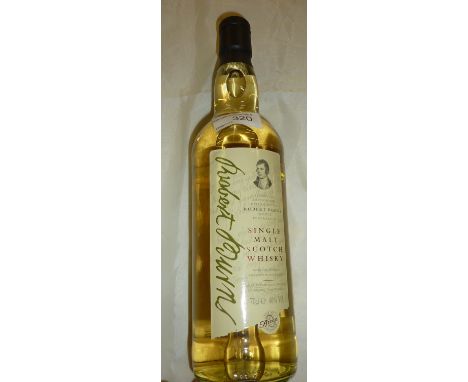 Bottle of single malt scotch whisky from the Isle Of Arran distillery