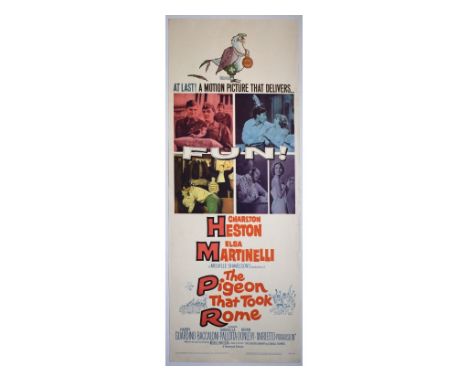 The Pigeon That Took Rome (1962), directed by Melville Shavelson and starring Charlton Heston and Elsa Martinelli, insert (91
