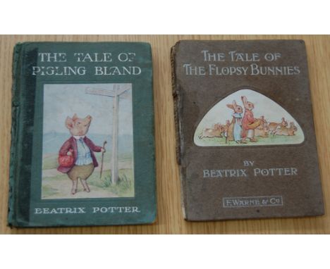 POTTER Beatrix, The Tale of the Flopsy Bunnies, London 1909 first edition, Quimby 16, brown boards, no inscriptions; The Tale