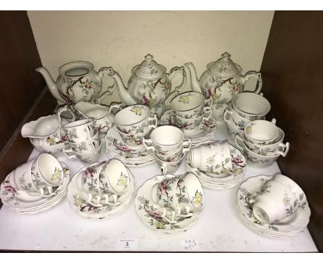 SECTIONS 3 &amp; 4. An extensive Booths 'Chinese Tree' pattern tea, coffee and dinner service, comprising plates, cups, sauce