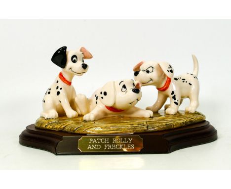 Royal Doulton Tableau Figure Patch Rolly Freckles DM5 with base boxed with cert 