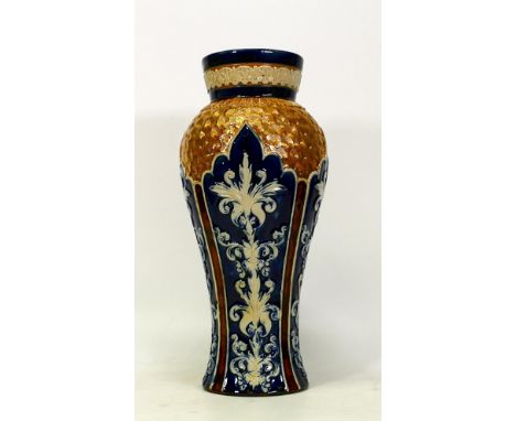 Royal Doulton Stoneware Vase, height 27cm 