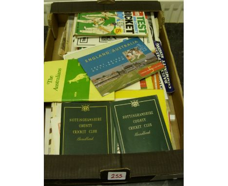 A collection of Nottinghamshire/Leicestershire, Sporting Memorabilia, from the 1950's onwards, to include Nottingham Panthers
