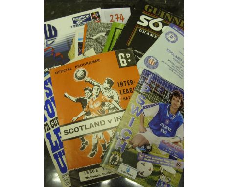 A collection of over 100 programmes from Minor Cups, 1st & Last seasons, etc, includes good Cambridge 1970/71, Workington 197