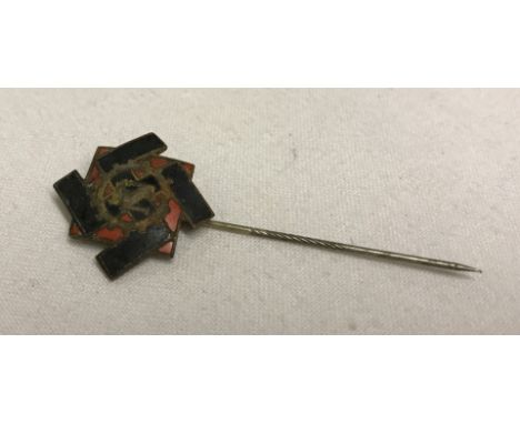 A TeNo (Technical Emergency Help) Membership Stick Pin. Marked Ges. Gesch to reverse and numbered 15328. 