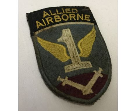 Allied Airborne 1st Division cloth patch - WW2 pattern  