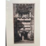 Mortimer Menpes, set of five framed etchings
