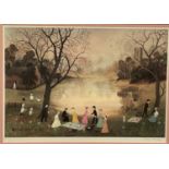 Helen Bradley, signed print