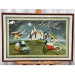 John Tunnard, 'Holiday', Baynard Press school print