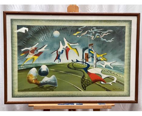 John Tunnard, 'Holiday', Baynard Press school print
