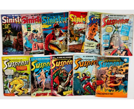 Sinister Tales (Alan Class 1960s) 2, 31, 34, 96. With Suspense 25 (3rd J.I.M. Thor) no back cover [fr], 30, 31 (Kirby cover a