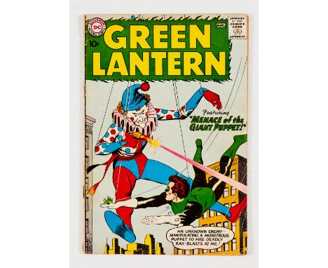 Green Lantern 1 (1960). Cents copy. Moisture stains to cover margins, light tan pages [gd/vg]. No Reserve