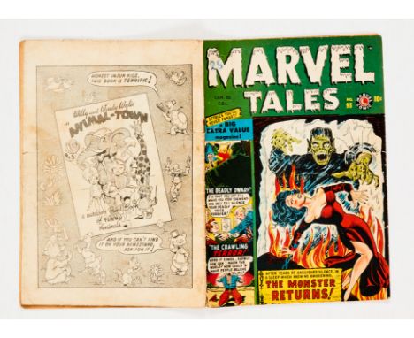 Marvel Tales 95 (Bell Features, Canada 1950). Confusingly, this is the reprint of Marvel Tales #96, the US Marvel edition. Li