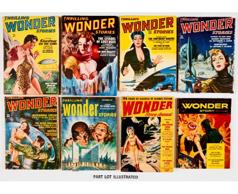 Thrilling Wonder Stories (1950-55). Vol. 37: No 1 - Vol 44: No 3 final issue. Unabridged 24 issue run. Isaac Asimov, Philip K
