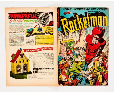 Rocketman 1 (1952 Farrell). Light tan pages [vg+]. No Reserve