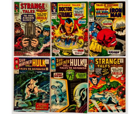 Strange Tales (1966-67) 143, 144, 156. With Tales of Suspense 90 (1967) and Tales To Astonish (1965) 71, 72. Some light moist