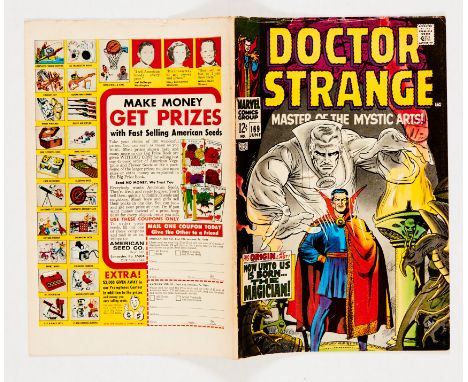 Doctor Strange 169 (1968). Good cover gloss, staple discolouration, some light wear to top cover edge, cream pages with sligh