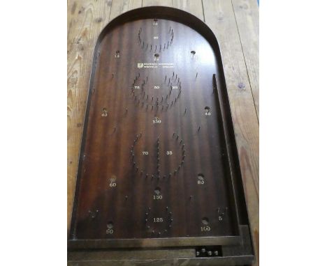 A Wooden Bagatelle Board by Bramhall, Sheffield 