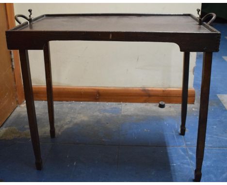 A Vintage Folding Leg Bed Table 