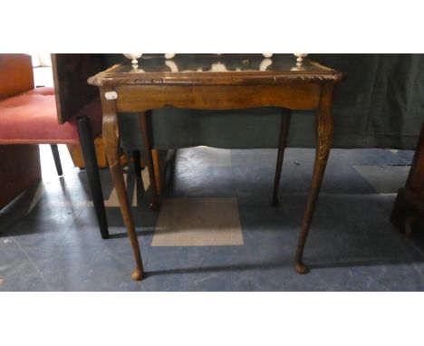 A Late 20th Century Mahogany Side Table 